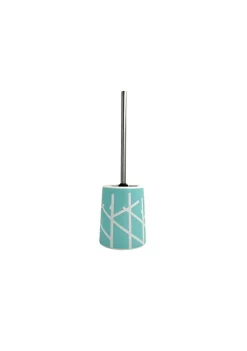 MSV Spirella Toilet Brush with Support Ceramic White & Blue Tree