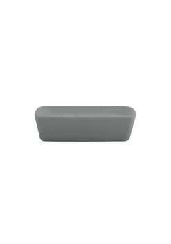 MSV Spirella Ceramic Soap Dish HAITI Gray
