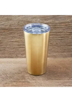 Cambridge Silversmiths 20 Ounce Brushed Gold Insulated Highball Tumbler -Erica Lyons Shop Belk 225