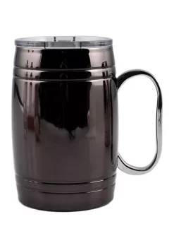 Cambridge Silversmiths 20 Ounce Insulated Black Beer Mug
