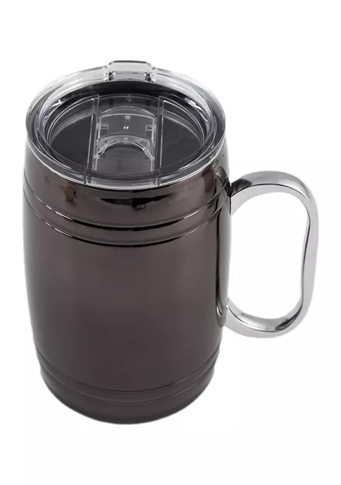 Cambridge Silversmiths 20 Ounce Insulated Black Beer Mug 4 Cambridge Silversmiths 20 Ounce Insulated Black Beer Mug - Image 2