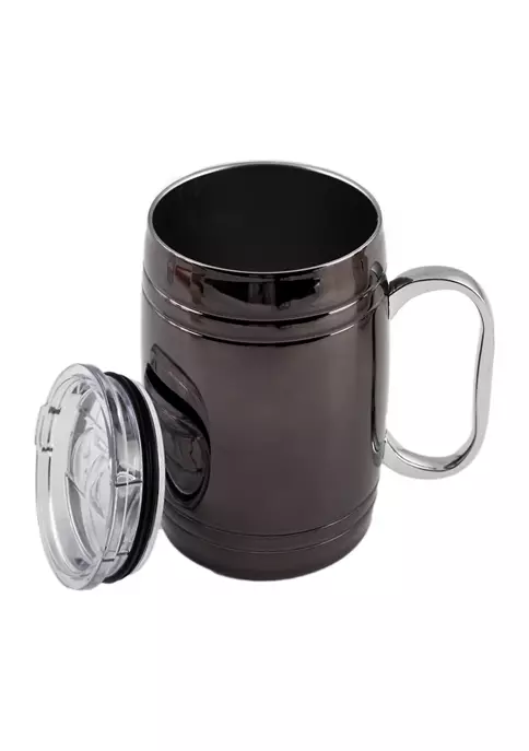 Cambridge Silversmiths 20 Ounce Insulated Black Beer Mug 6 Cambridge Silversmiths 20 Ounce Insulated Black Beer Mug - Image 4