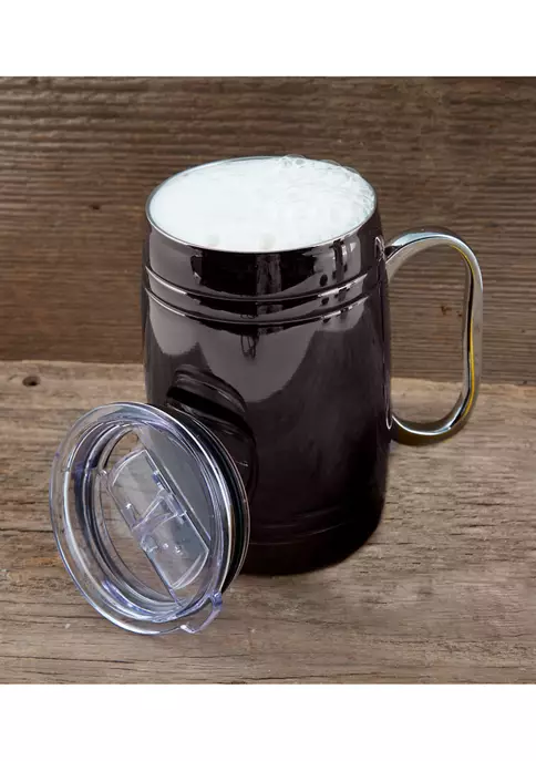 Cambridge Silversmiths 20 Ounce Insulated Black Beer Mug 8 Cambridge Silversmiths 20 Ounce Insulated Black Beer Mug - Image 6