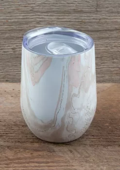 Cambridge Silversmiths 12 Ounce Blush Geode Insulated Wine Tumbler -Erica Lyons Shop Belk 282