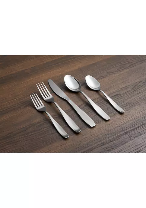 Cambridge Silversmiths Tyrus Satin Mirror 89-Piece Flatware Set - Service for 12 4 Cambridge Silversmiths Tyrus Satin Mirror 89-Piece Flatware Set - Service for 12 - Image 2