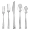 Cambridge Silversmiths Mena Sand 40-Piece Flatware Set with Chrome Buffet - Service for 8 -Erica Lyons Shop Belk 312