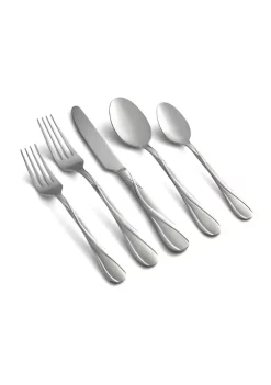 Cambridge Silversmiths Rue Sand 20-Piece Flatware Set - Service for 4