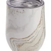 Cambridge Silversmiths 12 Ounce White Geode Insulated Wine Tumbler -Erica Lyons Shop Belk 373