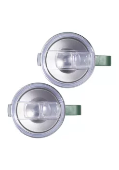 Cambridge Silversmiths 2 Pack of 20 oz Stackable Green Tree Insulated Coffee Mugs -Erica Lyons Shop Belk 378