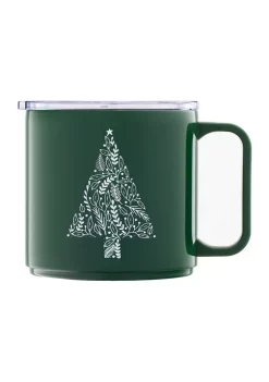 Cambridge Silversmiths 2 Pack of 20 oz Stackable Green Tree Insulated Coffee Mugs -Erica Lyons Shop Belk 379