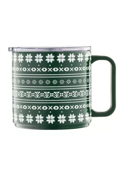 Cambridge Silversmiths 2 Pack of 20 oz Stackable Green Tree Insulated Coffee Mugs -Erica Lyons Shop Belk 381