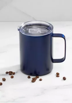 Cambridge Silversmiths 16 Ounce Navy Insulated Coffee Mug -Erica Lyons Shop Belk 386