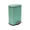 MSV Spirella AKIRA Steel Pedal Bin 5L Matte Green -Erica Lyons Shop Belk 42