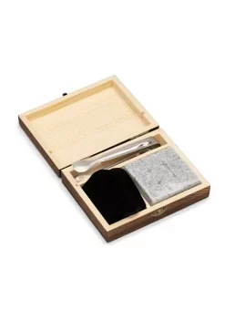 Cambridge Silversmiths Whiskey Stone Gift Set -Erica Lyons Shop Belk 442