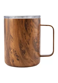 Cambridge Silversmiths 16 Ounce Wood Decal Insulated Coffee Mug -Erica Lyons Shop Belk 451