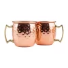 Cambridge Silversmiths 4 Pack of Hammered Copper Mini Moscow Mule Mugs -Erica Lyons Shop Belk 462