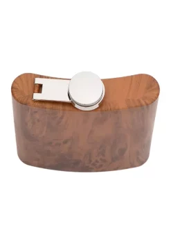 Cambridge Silversmiths Wood Print Flask - 8 Ounces -Erica Lyons Shop Belk 476