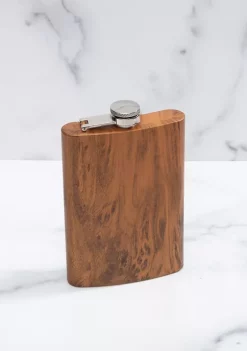 Cambridge Silversmiths Wood Print Flask - 8 Ounces -Erica Lyons Shop Belk 477
