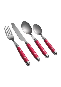 Cambridge Silversmiths Jubilee Red 16-Piece Flatware Set, Service for 4 -Erica Lyons Shop Belk 482