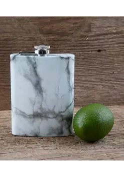 Cambridge Silversmiths 8 Ounce Marble Decal Flask -Erica Lyons Shop Belk 486
