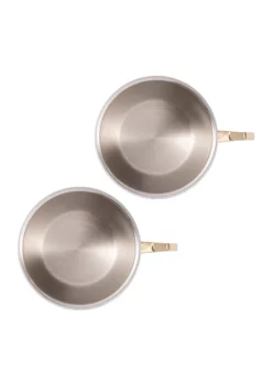 Cambridge Silversmiths 2 Pack of 20 oz White Holiday Wreath Moscow Mule Mugs -Erica Lyons Shop Belk 490