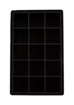 Cambridge Silversmiths 15-Cube Black Ice Mold with Lid -Erica Lyons Shop Belk 496