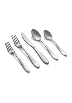 Cambridge Silversmiths Delia Mirror 20-Piece Flatware Set - Service for 4
