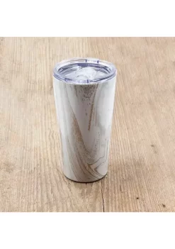 Cambridge Silversmiths 20 Ounce White Geode Insulated Highball Tumbler -Erica Lyons Shop Belk 532