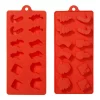 Cambridge Silversmiths Red Silicone Holiday Ice Molds - Set of 2 -Erica Lyons Shop Belk 540