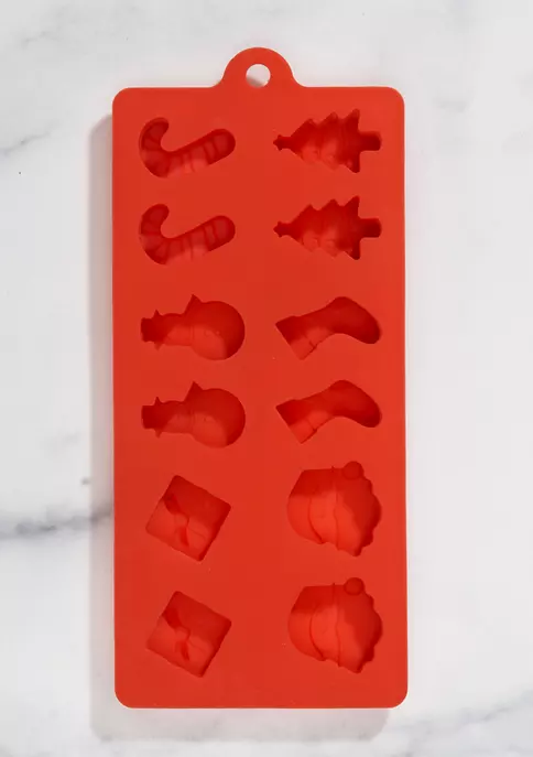 Cambridge Silversmiths Red Silicone Holiday Ice Molds - Set of 2 7 Cambridge Silversmiths Red Silicone Holiday Ice Molds - Set of 2 - Image 5