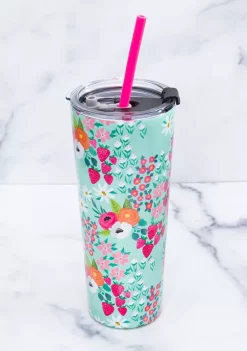 Cambridge Silversmiths 24 Ounce Turquoise Berry Insulated Tumbler -Erica Lyons Shop Belk 550