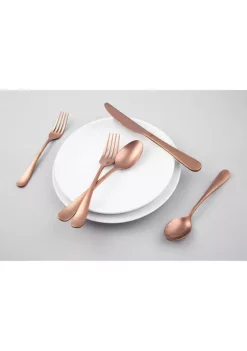 Cambridge Silversmiths Rhiannon Copper Satin 20-Piece Flatware Set, Service for 4 -Erica Lyons Shop Belk 565