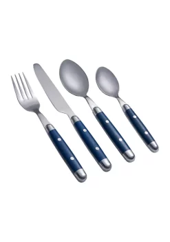 Cambridge Silversmiths Jubilee Blue 16-Piece Flatware Set, Service for 4 -Erica Lyons Shop Belk 574