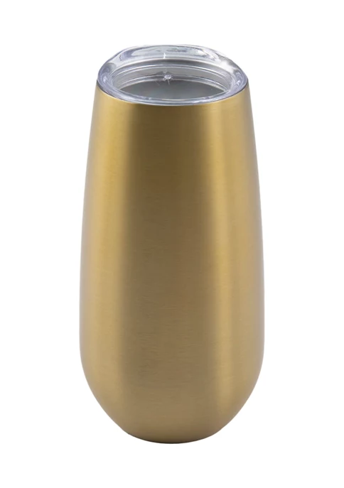 Cambridge Silversmiths 6 Ounce Insulated Brushed Gold Champagne Tumbler 3 Cambridge Silversmiths 6 Ounce Insulated Brushed Gold Champagne Tumbler