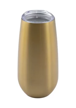 Cambridge Silversmiths 6 Ounce Insulated Brushed Gold Champagne Tumbler 11 Cambridge Silversmiths 6 Ounce Insulated Brushed Gold Champagne Tumbler -Erica Lyons Shop Belk 582