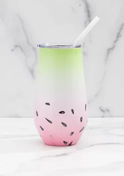 Cambridge Silversmiths 16 Ounce Multi-Color Fruit Insulated Straw Tumbler -Erica Lyons Shop Belk 593