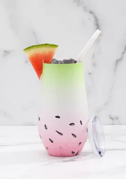 Cambridge Silversmiths 16 Ounce Multi-Color Fruit Insulated Straw Tumbler -Erica Lyons Shop Belk 594