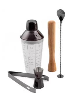 Cambridge Silversmiths 5 Piece Mixology Set -Erica Lyons Shop Belk 601