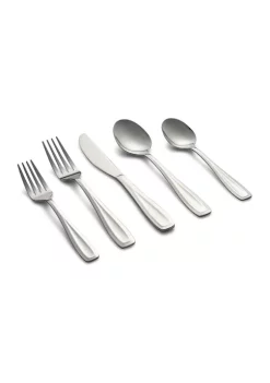 Cambridge Silversmiths Waylen Mirror 40-Piece Flatware Set with Rustic Bronze Buffet - Service for 8 -Erica Lyons Shop Belk 631