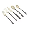 Cambridge Silversmiths Beacon Black and Champagne Satin 20-Piece Flatware Set - Service for 4 -Erica Lyons Shop Belk 640