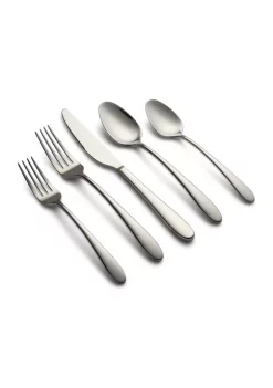 Cambridge Silversmiths Poet Mirror 20-Piece Flatware Set, Service for 4