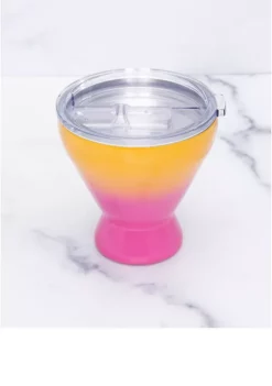 Cambridge Silversmiths 11 Ounce Coral Ombré Insulated Cocktail Tumbler -Erica Lyons Shop Belk 688