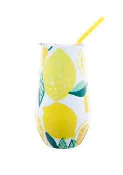 Cambridge Silversmiths 16 Ounce Lemon Insulated Wine Tumbler