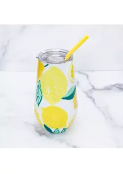 Cambridge Silversmiths 16 Ounce Lemon Insulated Wine Tumbler 11 Cambridge Silversmiths 16 Ounce Lemon Insulated Wine Tumbler -Erica Lyons Shop Belk 716