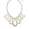 Erica Lyons Gold-Tone Infinity Loops Necklace -Erica Lyons Shop Belk 733