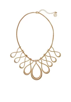 Erica Lyons Gold-Tone Infinity Loops Necklace
