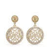 Erica Lyons Gold-Tone Filigree Disc Clip Earrings -Erica Lyons Shop Belk 755