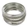 Erica Lyons Silver Tone Bangle Bracelet Set 1 Erica Lyons Silver Tone Bangle Bracelet Set -Erica Lyons Shop Belk 764