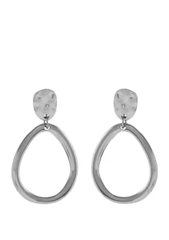 Erica Lyons Teardrop Clip Earrings -Erica Lyons Shop Belk 768