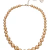 Erica Lyons Lab Created Gold-Tone Ball Necklace -Erica Lyons Shop Belk 774